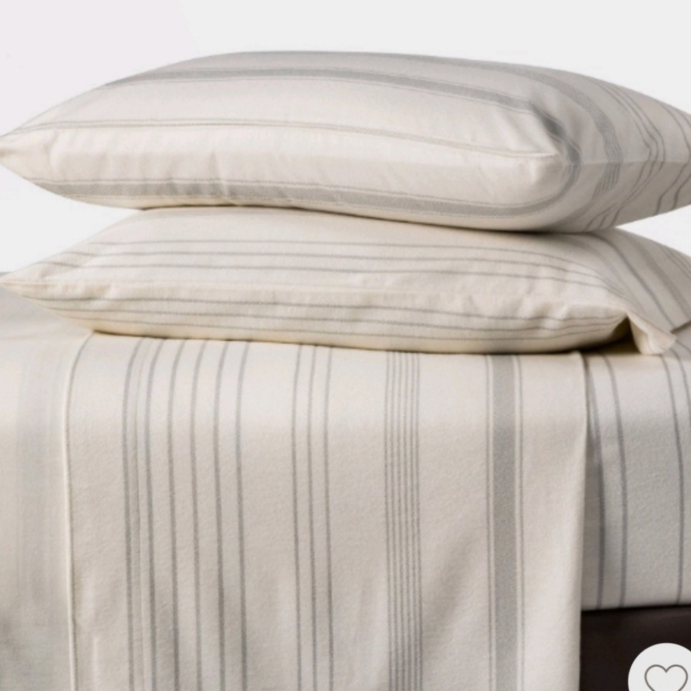 Twin printed pattern fall flannel sheets set